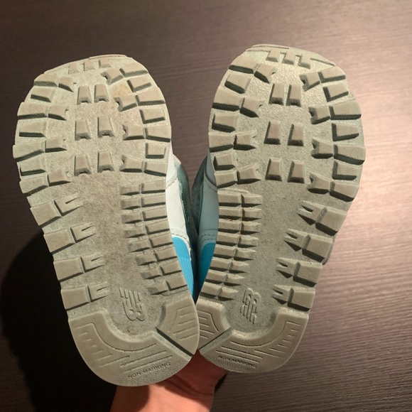 New Balance Kids 574 IV574CHB Night/Day Sky Blue Cloud Rainbow (Size: 5) - Picture 2 of 7